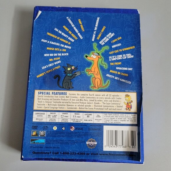 The Simpson Seasons 1 - 4 Collectors Edition DVD Lot Complete With Books. NICE!! - Picture 10 of 12